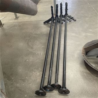 JBJ-300碳钢衬塑桨式搅拌器